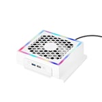 Cooling Fan Base with RGB Atmosphere  Light LED Game Cooler Stand Bracket4859