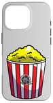 Coque pour iPhone 16 Pro Movie and Popcorn Lovers Cinéma Food Theme Party Pop Corn