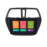 ADMLZQQ Android 10 Autoradio Double Din stéréo pour Suzuki S-Cross 2014-2017 avec Support d'écran Tactile 9 Pouces Commande au Volant DSP Carplay GPS FM AM RDS Autoradio MP5,Px6,4+64G