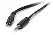 Câble Audio Extension 1,5 MT Jack 3,5 MM Mâle Femelle Stéréo Noir