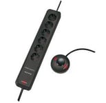 Brennenstuhl – Eco-Line Power strip, 6xCEE 7/3, 1xCEE 7/7, ext. switch, black (1159450616)