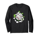 Monster or animal claw holding Baseball Ball Long Sleeve T-Shirt