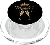 Prosecco Bubbling Wine Princess Queen PopSockets PopGrip for MagSafe