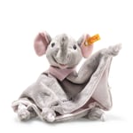 Steiff 241680 Trampili Elephant Comforter Grey / Pink Plush Soother