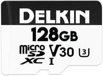 Delkin Dispositifs 128Gb Hyperspeed Microsdxc Uhs-I (V30) Carte Mémoire