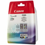 Pack 2 cartouche d'encre PG40 PG40 CL 41 CL41 pour imprimante Canon MP 160 170