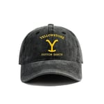 Yellowstone National Park Baseball Caps Distressed Hats Cap Men Women Retro Outdoor Summer Adjustable Yellowstone Hats Mz-294 [DB] As picture4 Adjustable