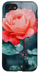 Coque pour iPhone SE (2020) / 7 / 8 Rose Aquarelle Rose Art Aquarelle Rose Floral