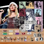 Nyhet Taylor Swift Julkalender med nedräkning 24 stycken dockor och nyckelringar överraskningsblindbox Taylor model 1 Three-dimensional [doll]