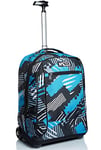 Appack Big Trolley, Webkins, Blue, 2in 1 Shoulder Straps for Backpack, School & Travel Use
