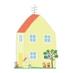 Star Cutouts SC4498 Peppa Pig House with Apple Tree Cardboard Cut Out Height 133cm