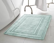 Jean Pierre New York Coton Stonewash Piste de Course Tapis de Bain, Bleu Marine, 17x24/20x32 in. Set