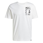 adidas T-skjorte Messi Icon - Hvit, størrelse X-Large