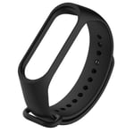 Silikonarmband Xiaomi Mi Band 3/4 svart