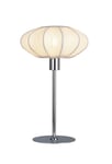 Aneta Lighting Mamsell Borslampa Liten, Krom/Vit