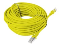 Lanberg - Patch-Kabel - Rj-45 (Hane) Till Rj-45 (Hane) - 15 M - Ftp - Cat 5E - Tvinnad - Ral 1028, Gul