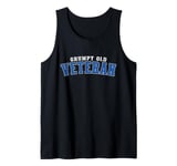 Grumpy Old Vet Funny Military Veteran Men Women Tank Top