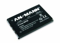 ANSMANN A-Cas NP 20 - Pile pour appareil photo Li-Ion 700 mAh - pour Casio EXILIM-EX-M20, S1, S100, S2, S20, S3, S500, S600; EXILIM ZOOM EX-Z11, Z3, Z4U, Z60