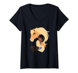 Spirit Untamed Pru & Chica Linda Friendship T-Shirt avec Col en V