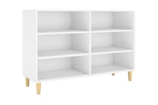 Skänk vit 103,5x35x70 cm spånskiva - Vit Sideboard & skänk Trä