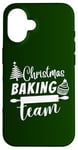 Coque pour iPhone 16 Pâtisserie de Noël Cookies Team Candy Canes Fun Festive Baker