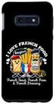 Coque pour Galaxy S10e I Love French Food Bonjour Jolie vinaigrette pour toasts frites