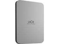 Lacie Mobile Drive (2022), 5000 Gb, 2.5", 3.2 Gen 1 (3.1 Gen 1), Sølv