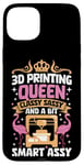 iPhone 15 Plus 3D Printing Queen Classy Sassy 3D Printer Women 3D Printing Case