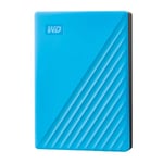 WD 4To My Passport Disque Dur Externe Portable, Parfait pour sauvegarde et stockage, Sauvegarde et protection par mot de passe, compatibilité avec PC, Xbox et PS4,