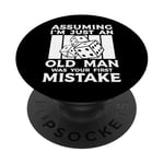 Assuming Im Just An Old Man Dice Game Farkle PopSockets Adhesive PopGrip