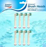 8PK Replacement Electric Toothbrush Heads Compatible with Oral B Braun BrushHead