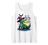 Scary Crocodile Halloween Do one thing everyday that scares Tank Top