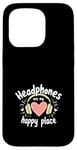 iPhone 15 Pro Headphone Junkies Immersive Audio Premium Sound Obsession Case