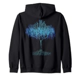 Binary Tree Coding Computer Programmer Coder Zip Hoodie