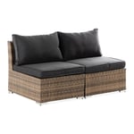 Loungesoffa Comfort Garden Wisconsin utan Armstöd 2-sits