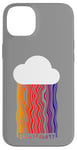 iPhone 14 Plus Cloud with Rainbow Rain Code Wave Case