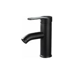 Robinet de lavabo noir mat-robinet chaud et froid-noir, robinet de lavabo à poser-robinet lavabo vasque