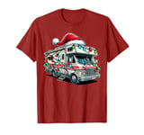 RV Camping Camper Motorhome Vacation Christmas Hat Xmas T-Shirt