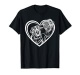 Saint Bernard Mom Dog Art Valentine's Day Heart T-Shirt