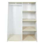 Armoire Scandinave Enfant Maya 120cm Blanc