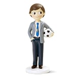 Mopec Y651 Figurine de Communion Enfant avec Balle de Football 47L x 47W x 165H mm