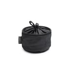 Brabantia - Sac à Pinces - Accessoire pour Séchoir à Linge - Peut Contenir Jusqu'à 75 Pinces - Cordon de Fermeture - S'attache au Séchoir à Linge & à la Corde à Linge - Matt Black - 16 x 16 x 16 cm