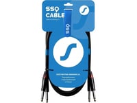 Ssq Jmjm5 - Kabel 2X Jack Mono 6,3 Mm - 2X Jack Mono 6,3 Mm, 5 M