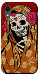 iPhone XR Dia De Los Muertos Day of The Dead Mara De Flor Sugar Skull Case