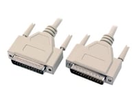 Microconnect Parallell Kabel 10m Db25 Db25 Beige