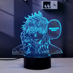 Satoru Gojo 3D Illusion Jujutsu Kaisen LED Anime Lampa 16 Col