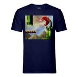 T-Shirt Homme Col Rond Mario Niveaux Sanglants Jeux Video Plates Formes