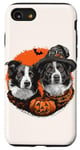 iPhone SE (2020) / 7 / 8 Halloween Border Collie Dogs Cute Witch Dog Pumpkin Bat Case