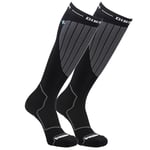 DISSENT GFX Compression Hybrid DLX-Wool - Chaussettes de ski et randonnée - Confort et Respirabilité - Chaussettes Ski Homme et Femme