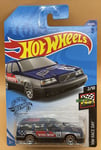 850 Volvo Estate Race Day Long Card Blue New HOT WHEELS 57/250 RACE White 2/10